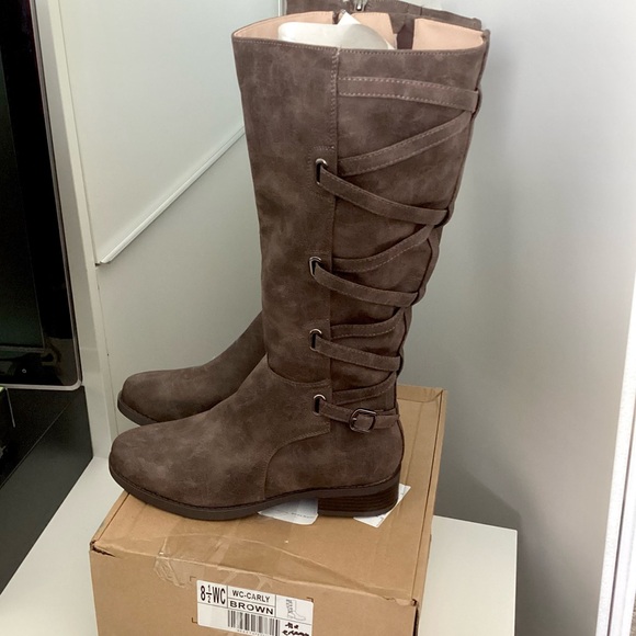 \Journee Collection\ Carly Wide Calf Riding Boot - Picture 15 of 15